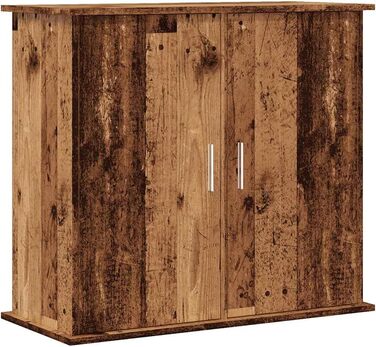 Підставка для акваріума VidaXL з імітацією старого дерева, 81x36x73 см, ДСП