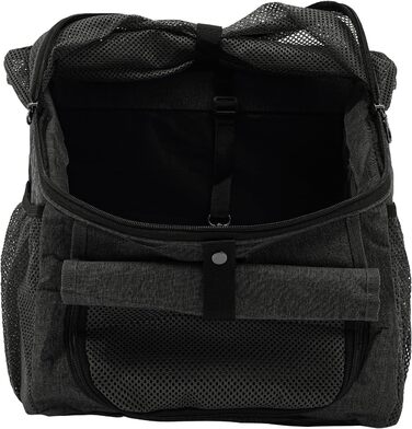 Корзина для собак на велосипед 2-в-1, сіра: зручна та безпечна переноска для тварин