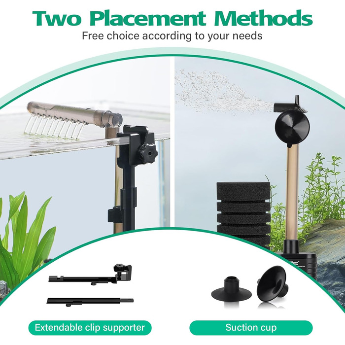 Електричний акваріумний фільтр Hygger USB, для акваріумів до 170л, тихий, з керамічними кульками