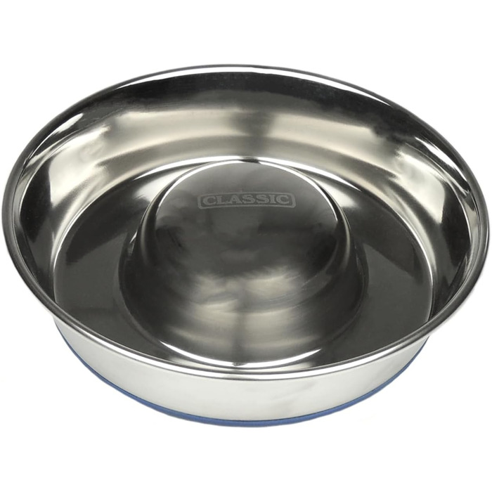 Classic Pet Products: Миска для собак та котів Slow Feeder, сталь, 2600 мл, Small