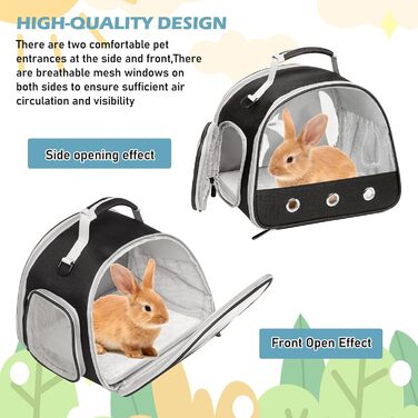 Транспортна переноска для тварин: котів, кроликів, собак, птахів. Складна переноска для кошенят та цуценят з боковою дверцею