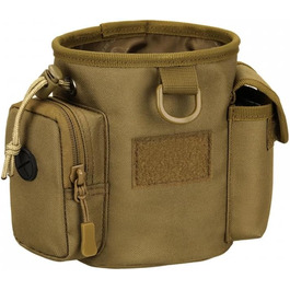 Сумка для тренування собак DONGKER, водонепроникна, з 2 кишенями, бежева