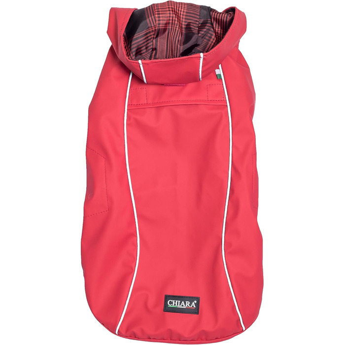 Дощовик CHIARA Scotty Regenjacke з інтегрованим шлейкою CHJ-Y1811YE (червоний, 3XL), 100% поліестер, водонепроникний, спортивний