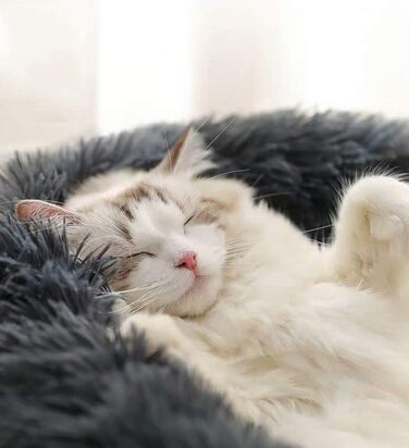 Крісло-гніздо для собак та котів Snug Comfort, м'яке, кругле, самонагріваюче, для кращого сну