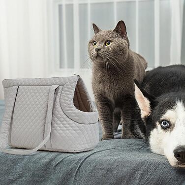 Сумка-переноска для собак та котів | Бавовняна переноска для маленьких тварин | Зручна та легка переноска для кошенят, цуценят та котів