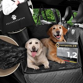 Захисна ковдра для собак у машину - Fellgefährten | Якісна ковдра на заднє сидіння авто для собак | Захист заднього сидіння від бруду та шерсті