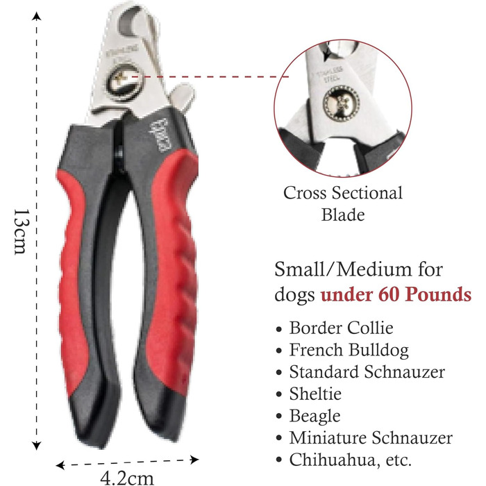 Професійні ножиці для грумінгу тварин Epica Nr.1, середні/великі, ML Pet Clipper (Small)