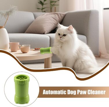 Автоматичний очисник лап для собак Vhjlfig: USB-зарядка, для середніх собак, ідеально для прогулянок та подорожей