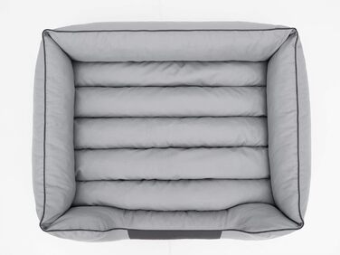 М'яке ліжко для собак XL 85x65 см, ліжко-софа для тварин, кошик для собак, сіра