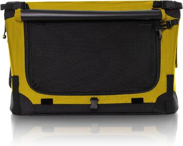 Кіньйон для собак Maelson Soft Kennel Safran Gelb, 62 см - складана переноска для собак, 62 x 41 x 41 см