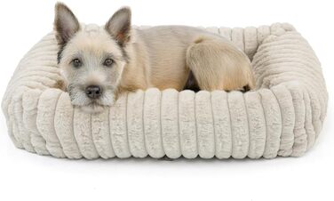 Крісло-ліжко для собак Wallace & Jones Mary - Пісок | M | 71 x 58 x 18 см | М'яке місце для сну, кошик для собак