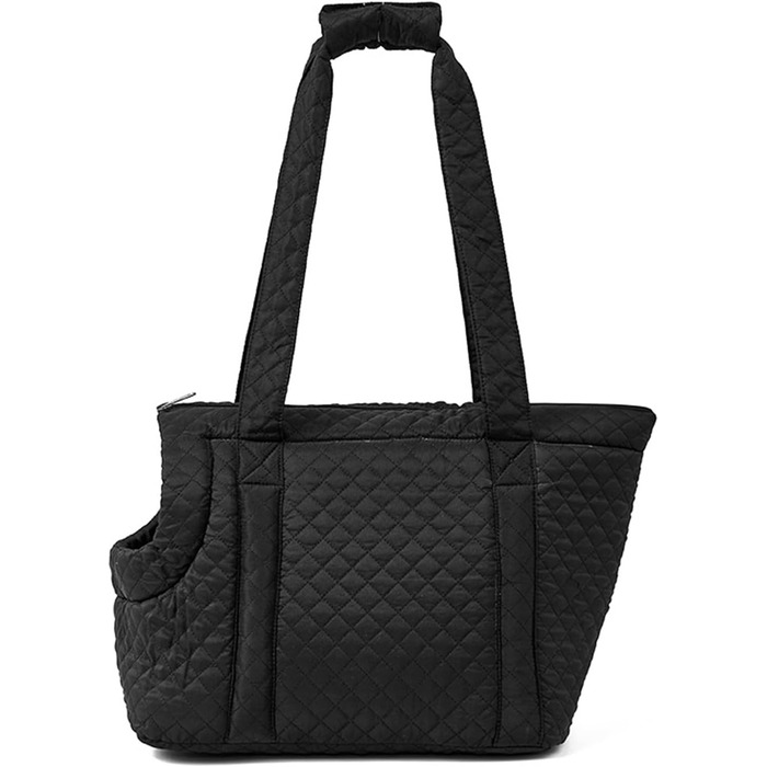 Сумка-переноска для собак і котів, бавовна, легка зимова переноска з кишенями для цуценят (чорна)