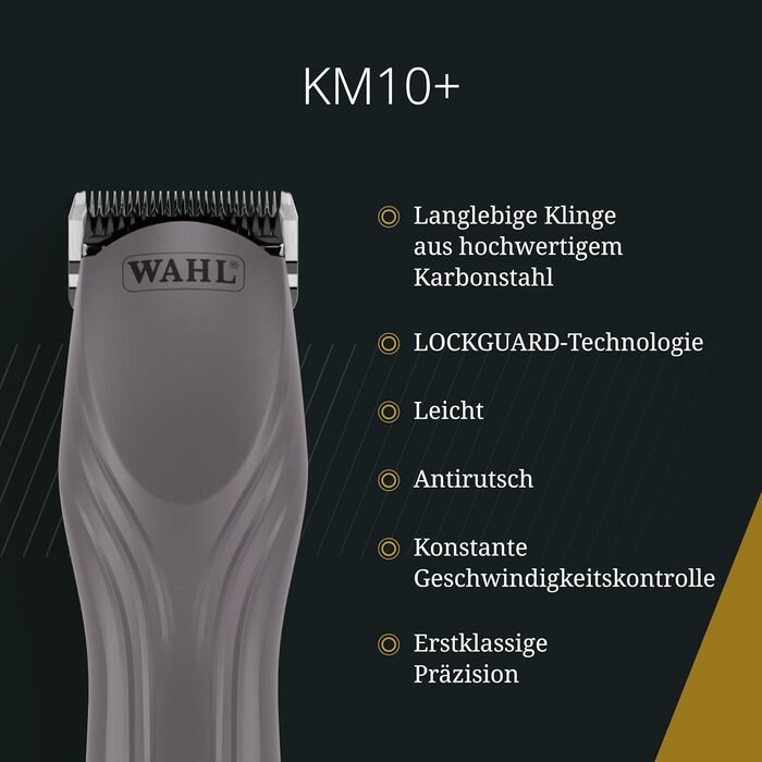 Машинка для стрижки тварин Wahl KM10+ Animal Clipper - Професійна, легка, тиха, для котів, собак, домашніх тварин, фіолетова