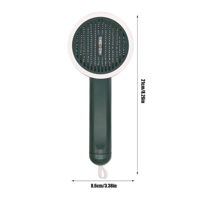 Гладка щітка для вичісування шерсті цуценят та котів з функцією розплутування, для довгошерстих тварин, підходить для вичісування овочевої каші