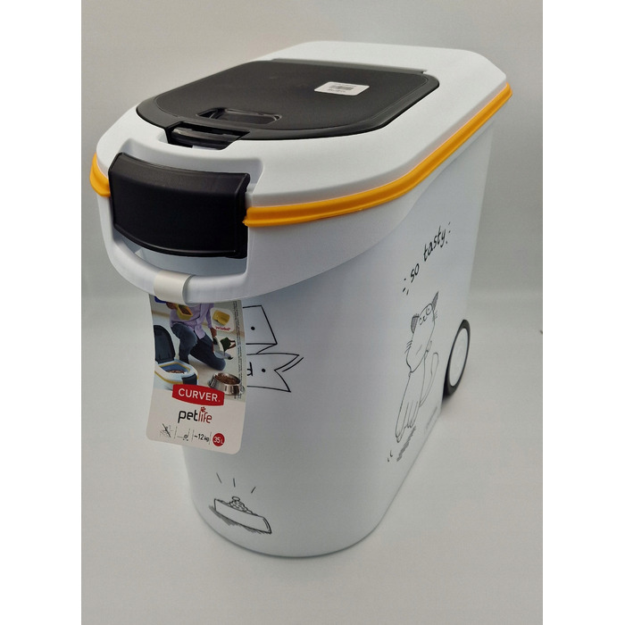 Контейнер для зберігання продуктів Curver, 35 л, білий