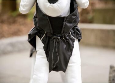 Дощовик для собак Kerbl Forks чорний, розмір S, 35 см