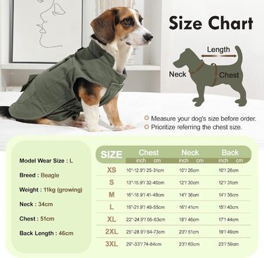 Зимовий теплий одяг для собак маленьких порід, куртка з інтегрованим шлейкою, вітронепроникна, з кишенями для зберігання, колір зелений, розмір XXL (1 шт.), зелений (шлейка)