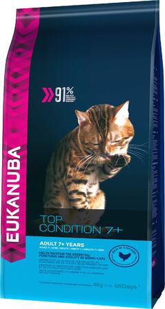 Сухий корм для літніх котів Eukanuba Senior, 10 кг