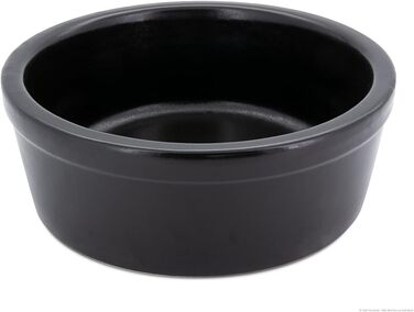 Велика важка миска для собак 3,8 л керамічна 28x11 см, синя