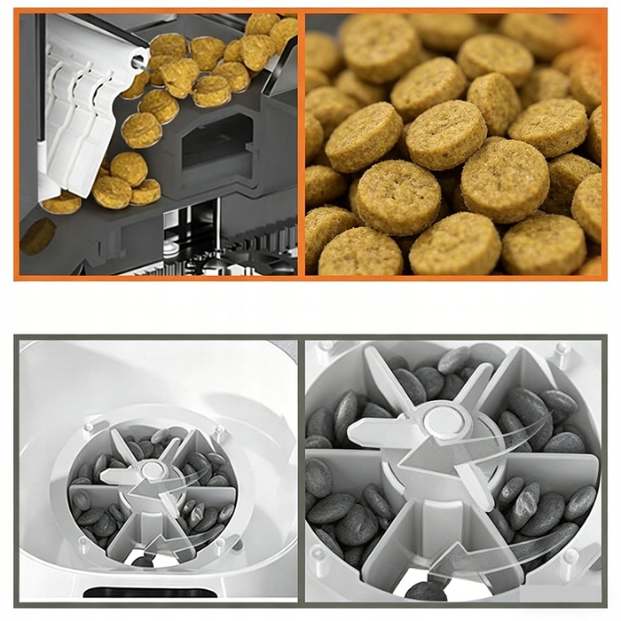 Автоматичний годувальник для котів та собак, дозатор корму 4л