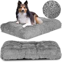 Крісло-ліжко для собак середніх порід King Dog, 80x60 см, сіре. М'яке, комфортне, з антиковзною підкладкою.