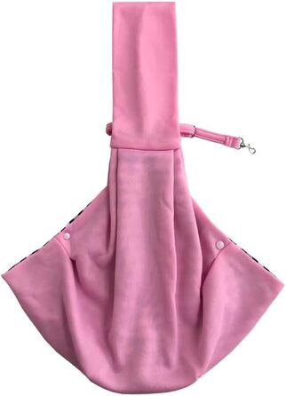 Сумка-переноска для собак Leconpet, сумка-переноска на плечі для домашніх тварин з кишенею для телефону, надійна застібка, замок безпеки, підходить для цуценят, маленьких собак та котів для подорожей на відкритому повітрі (Морський) (Рожевий)