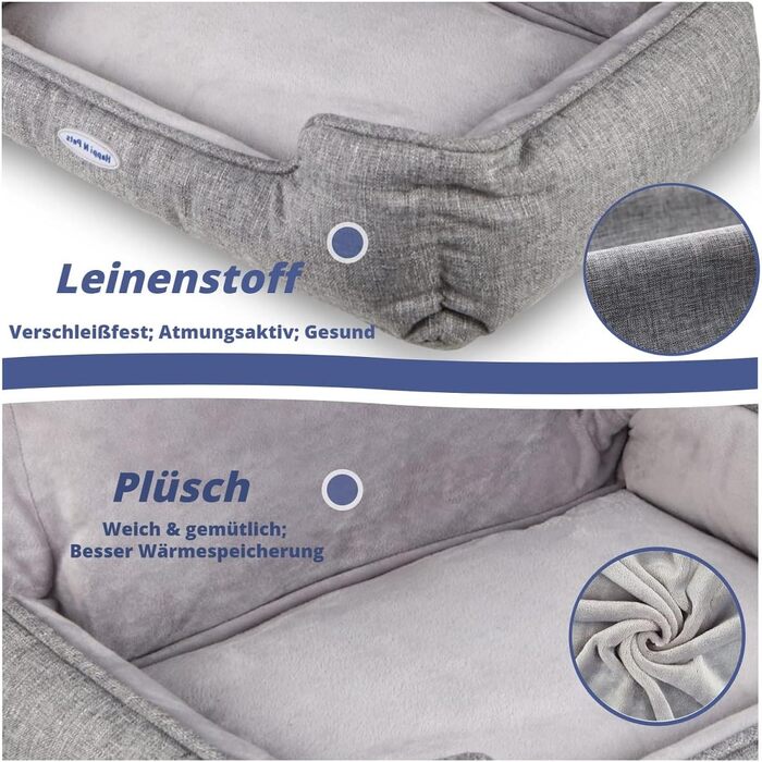 Килимок-гамак для котів на батарею Happi N Pets, сірий, 65 x 36 x 27 см