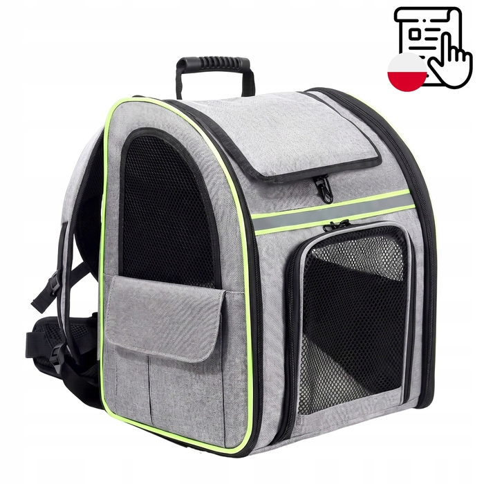 Рюкзак RETOO, 35,5 см x 28,5 см x 41,5 см, сірий