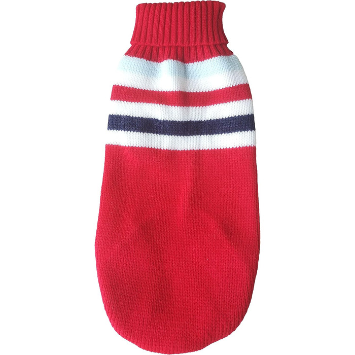 Теплий трикотажний светр-холольник VEDEM для собак, розмір 3XL, червоний, для активного відпочинку