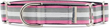If It Barks Martingale нашийник для собак, нейлоновий, регульований, 2,5 см, малий (28-38 см), вироблено в США, колір Spunky