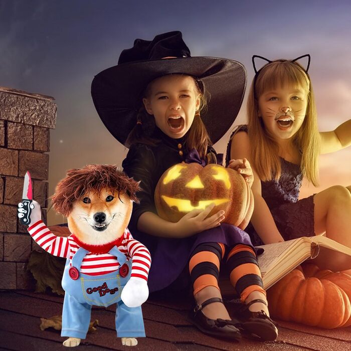 Костюм на Хелловін для собак, одяг для домашніх тварин, жахливий костюм для собак, вечірковий одяг для собак, для середніх та великих собак XL