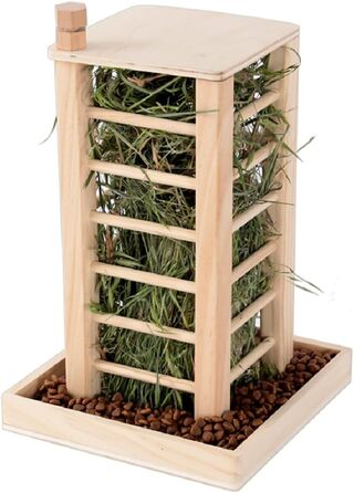 Годівниця-миска Balama Heuraufe для кроликів, морських свинок, щурів, хом'яків, мишей, щурів, 36x24x24 см