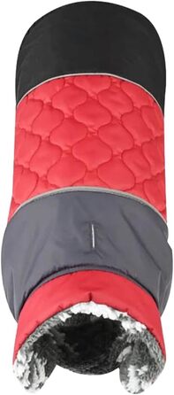 Водонепроникний зимовий теплий одяг для собак - зимовий теплий одяг для маленьких та середніх собак (коричневий, червоний, XXL)