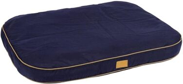 Лежанка для собак Kerbl Jerome, 60x40x6 см, темний зелений/сірий, знімний чохол, антиковзаюча підкладка