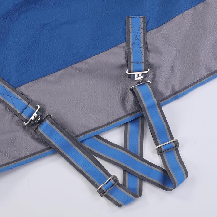 Водонепроникна дихаюча попона-дощовик для поні та міні-коней 1200D без підкладки, королівський синій, 80 см