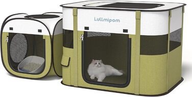 Переносний вольєр для котів та собак, водовідштовхувальний, міцний, для дому та вулиці, Pop-up, з сумкою, для подорожей та кемпінгу