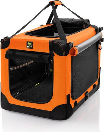 Maelson Soft Kennel Neon-Orange: М'яка переноска для собак, 62 см, Neon-Orange
