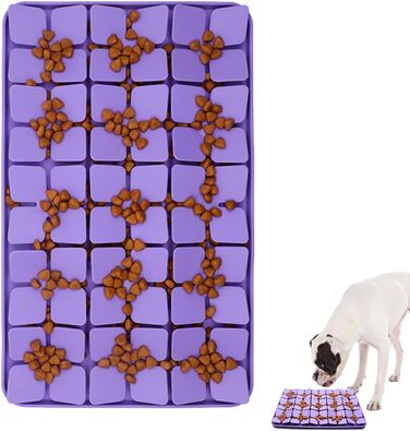 Силіконова килимок для собак з сильною фіксацією, для повільного годування, проти нудьги, підходить для собачого масла