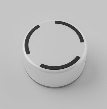 Ізольована термочаша для собак Fuzzl Titan, 20 см, матово-біла, з гумовим дном, для води та корму, універсальна миска для середніх і великих собак, для дому та вулиці