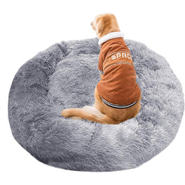 Ортопедичне ліжко для собак та котів у формі пончика, велике, середнє, маленьке