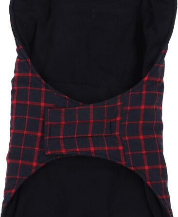 Зимовий теплий одяг для собак, вітрозахисний, в клітинку, для малих, середніх та великих собак, тепла флісова куртка для активностей на вулиці в холодну погоду (розмір L)