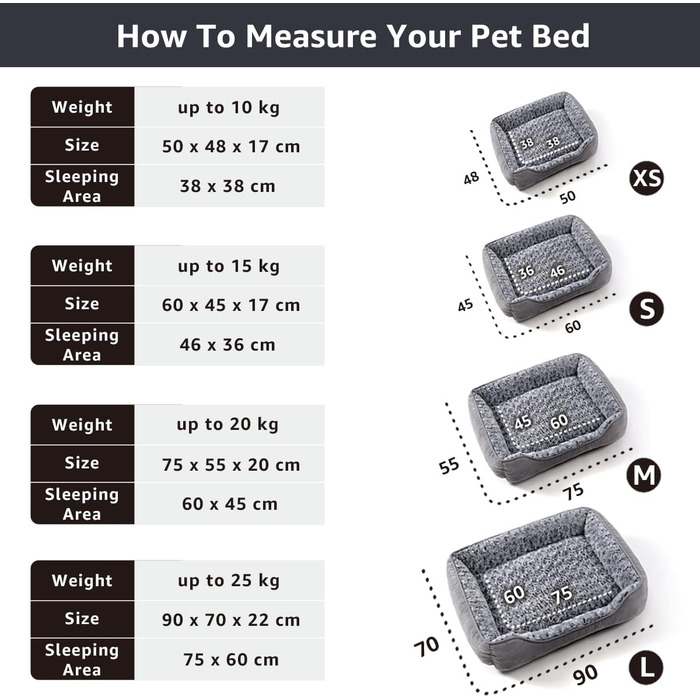 Крісло-лежанка для собак маленьких порід, миюче, м'який плюш, заспокійлива підстилка з антиковзною основою, антистресова, 60 x 45 см, сірий колір