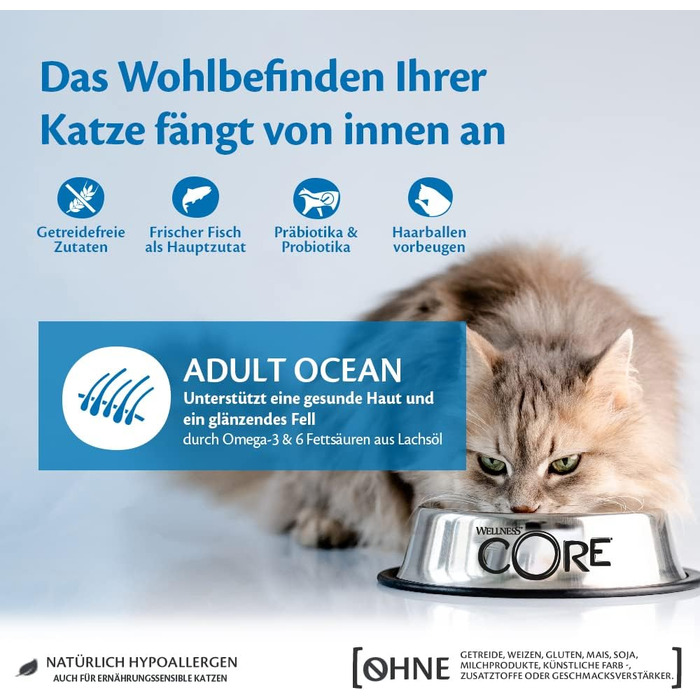 Сухий корм для котів Wellness CORE Original з куркою та індиком, 4 кг