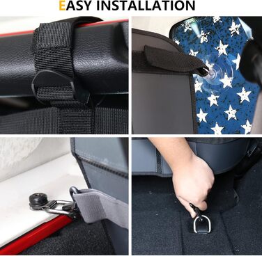 Сітка для собак BESTAOO, захисна перегородка для авто Jeep Wrangler JK/JL 2/4-дверний (2007-2022), оновлена версія, бар'єр на заднє сидіння