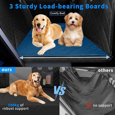 Накидка на сидіння автомобіля для собак BingoPaw, універсальна, водовідштовхувальна, антикіготок, з кріпленням для безпеки