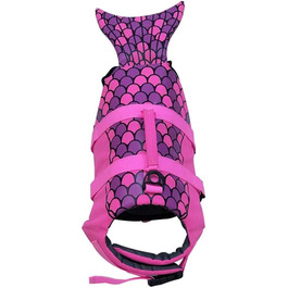 Жилет для плавання собак OMEM, жилет для цуценят, ідеальний для плавання, серфінгу, катання на човні, забезпечує безпеку у воді, рожевий
