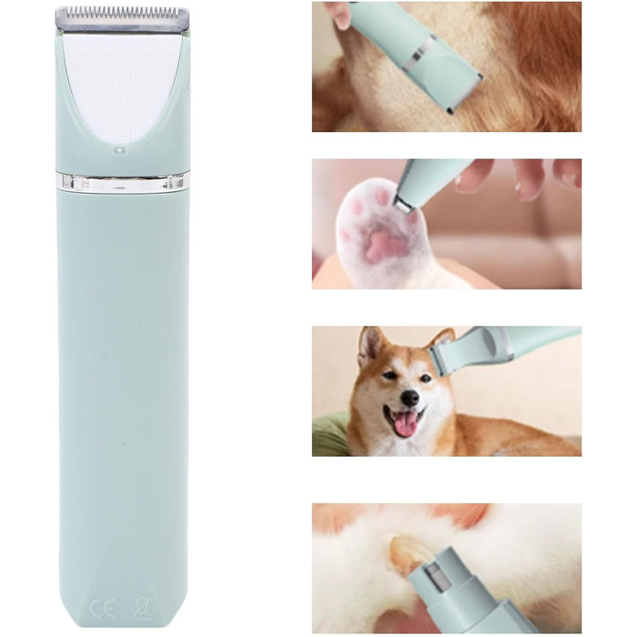 Набір для догляду за тваринами 4-в-1 Fafeicy: електрична машинка для стрижки, триммер та точилка для нігтів для дому
