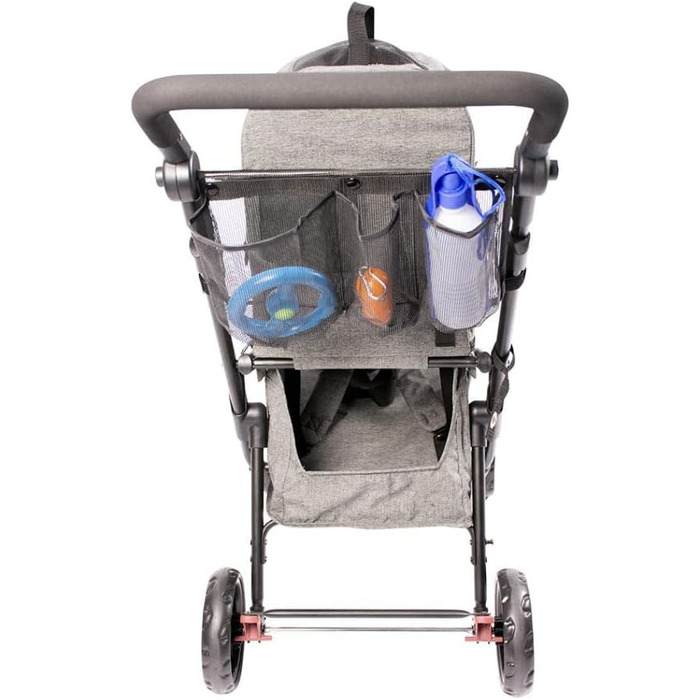 Візок для собак Laroy Group Hundebuggy Pet Buggy Deluxe сірий, 99 x 79 x 49 см, для собак з проблемами мобільності