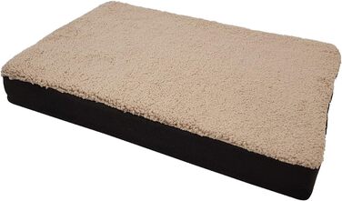 Ортопедичне ліжко для собак DILUMA Benji, знімний чохол, 72x50x8 см, бежеве