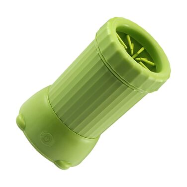 Автоматичний мийка лап для собак, USB, для дому та прогулянок, зелена